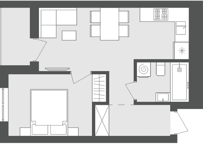 1-комнатная 37.72 м² в ЖК Avalon Holiday от застройщика, с. Сокольники