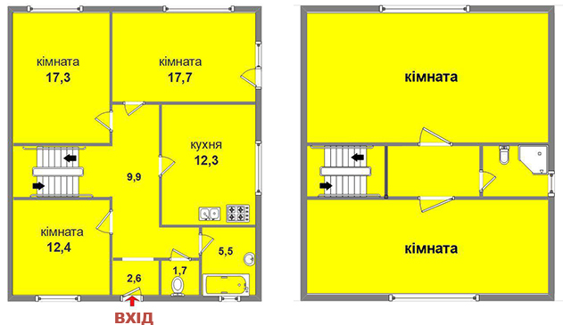 Коттедж 120 м² в КП Ledovskiy от 13 333 грн/м², Хмельницкий