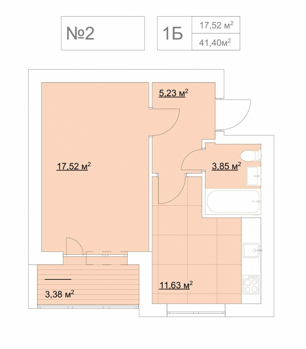 1-комнатная 41.4 м² в ЖК Гранд Виллас от 11 000 грн/м², пгт Ворзель