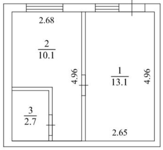 1-кімнатна 25.9 м² в ЖК Geneva від 22 500 грн/м², с. Софіївська Борщагівка