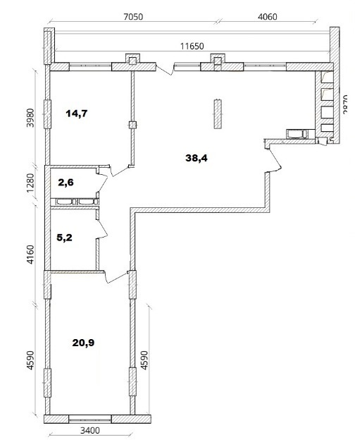 2-кімнатна 93.8 м² в ЖК на вул. Драгоманова, 38 від 20 813 грн/м², Київ