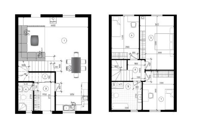 Таунхаус 120 м² в Таунхаусы HarmonyBud от 13 583 грн/м², с. Гатное