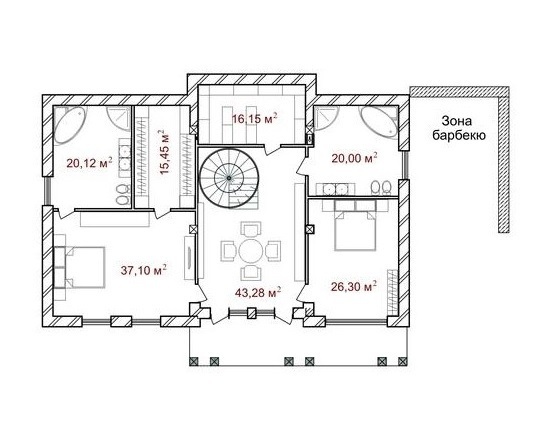 Котедж 508 м² в КМ Сосновий берег від 50 276 грн/м², с-ще Ліски