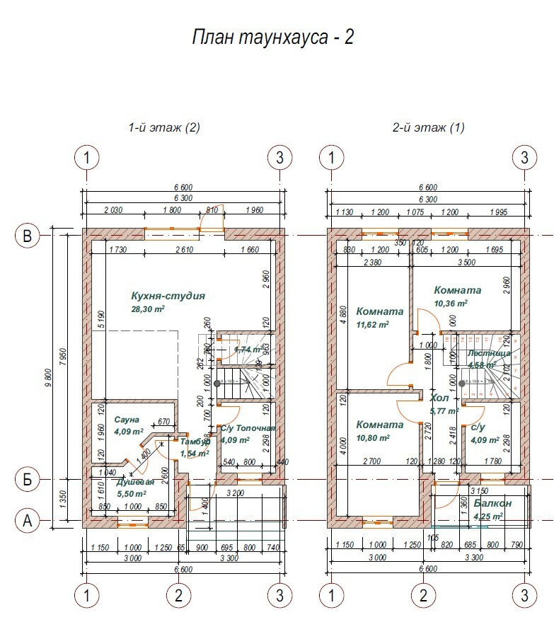 Таунхаус 90 м² в Таунхаусы в Погребах от 13 556 грн/м², с. Погребы