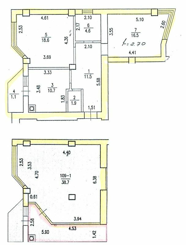 3-кімнатна 103 м² в ЖК на вул. Щепова, 17 від забудовника, Львів