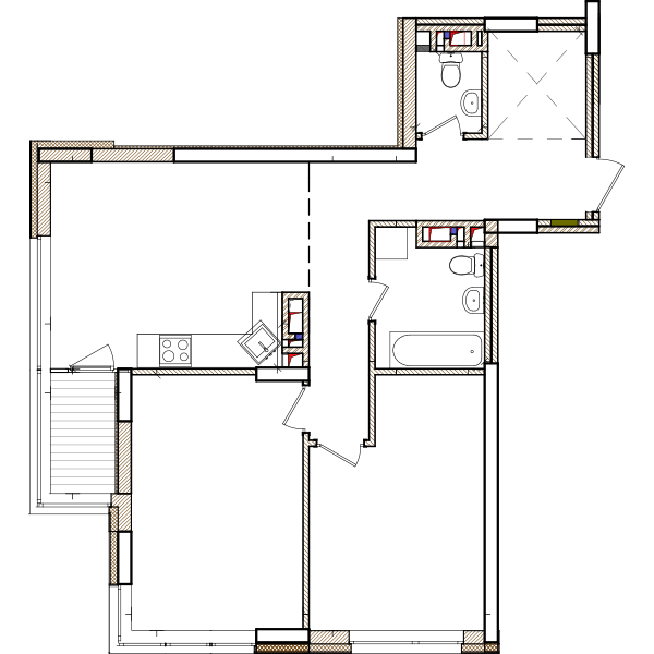 2-кімнатна 74.01 м² в ЖК Варшавський Мікрорайон від забудовника, Київ