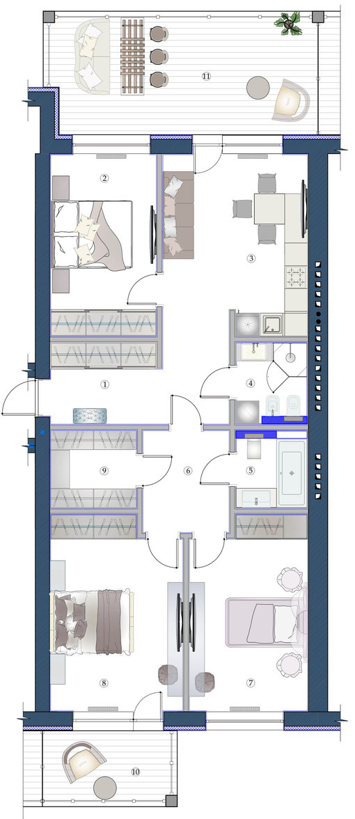 3-комнатная 111.68 м² в ЖК София от 27 950 грн/м², Харьков