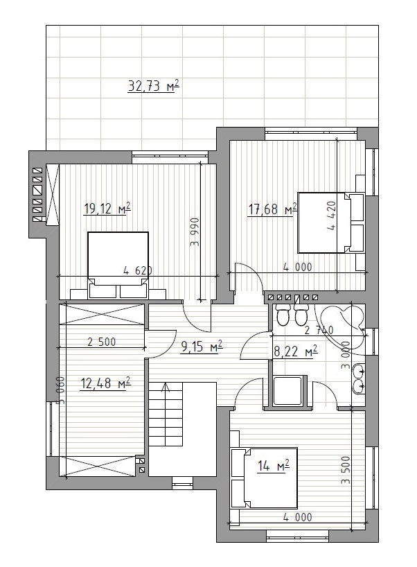 Коттедж 225 м² в КП Затышок от 28 222 грн/м², с. Зымна Вода