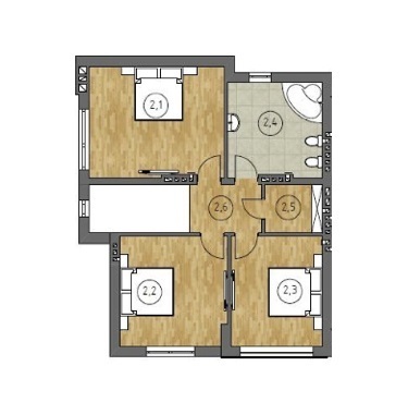 Дуплекс 144 м² в КП Затышок от 14 722 грн/м², с. Зымна Вода