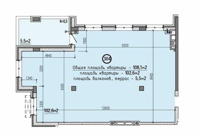 3-комнатная 108.1 м² в ЖК Club House от 33 650 грн/м², Днепр