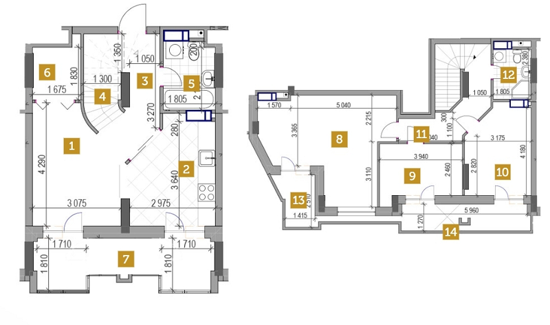 Дворівнева 110.82 м² в ЖК West House від 34 250 грн/м², Київ