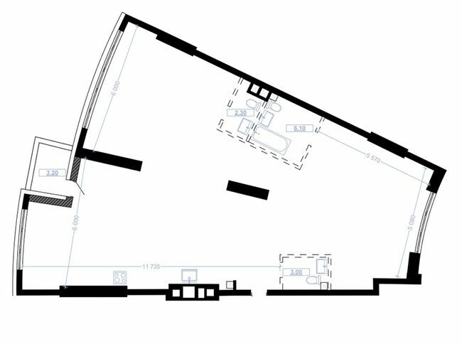 Свободная планировка 147 м² в ЖК Busov Hill от 61 200 грн/м², Киев