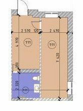 1-кімнатна 37.08 м² в ЖК Сіті хаус від 19 250 грн/м², Одеса