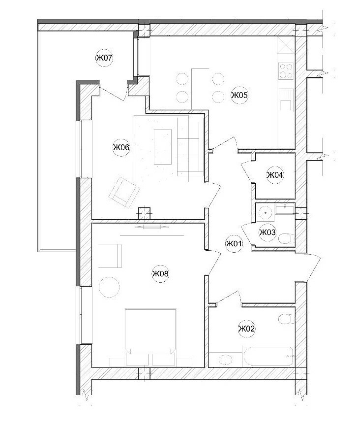 2-комнатная 78 м² в ЖК Baltiysʹka Hall от 49 750 грн/м², Львов