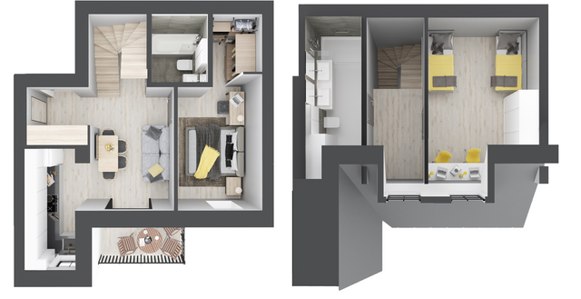 Двухуровневая 78.23 м² в ЖК Desna Park Residence от 19 950 грн/м², с. Зазимье