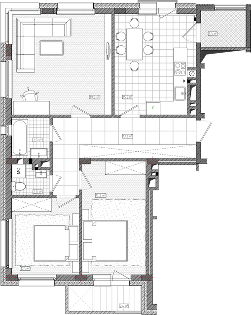 3-комнатная 81 м² в ЖК Женевьева-2 от 33 600 грн/м², г. Ирпень