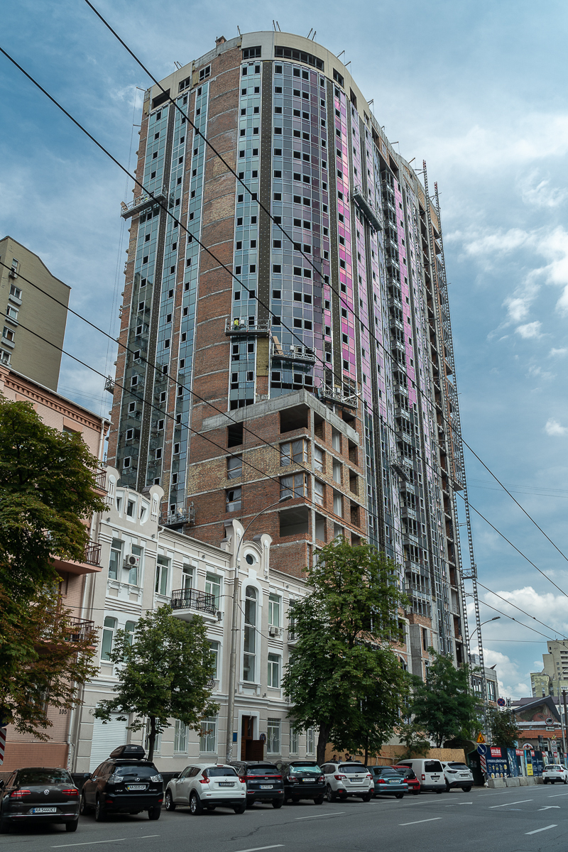 Ход строительства ЖК Владимирский, июль, 2019 год