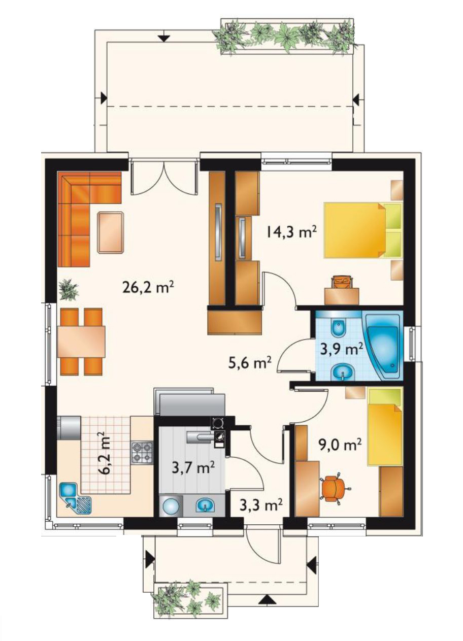 Коттедж 78 м² в КП Comfort Club от 28 718 грн/м², пгт Бабаи