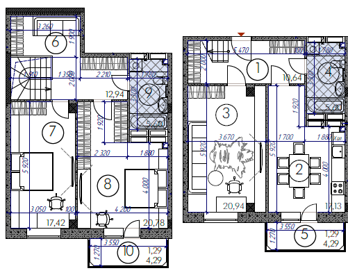 Дворівнева 113.63 м² в ЖМ Саванна Сіті від 12 000 грн/м², м. Бровари