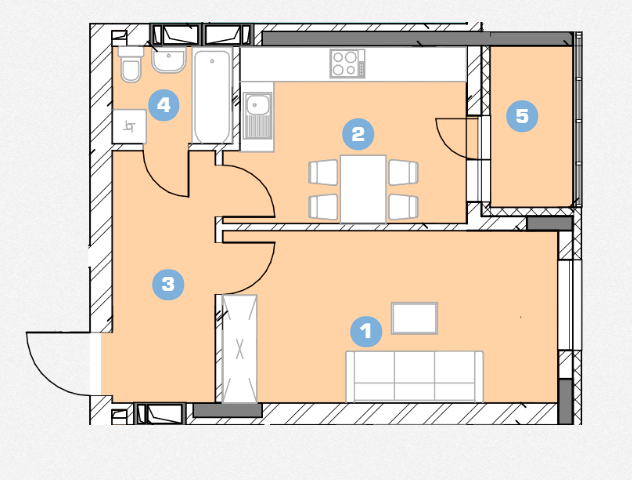 1-комнатная 45.42 м² в ЖК Ріел Сіті от 16 471 грн/м², Львов