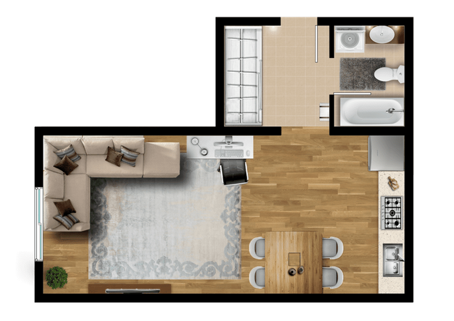 1-комнатная 45.7 м² в ЖК Венский дом от 14 450 грн/м², Харьков