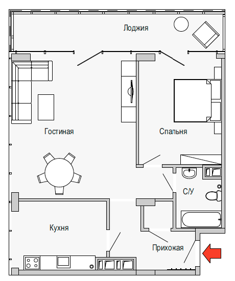 2-комнатная 88.03 м² в Апарт-комплекс Port City от 29 450 грн/м², Днепр
