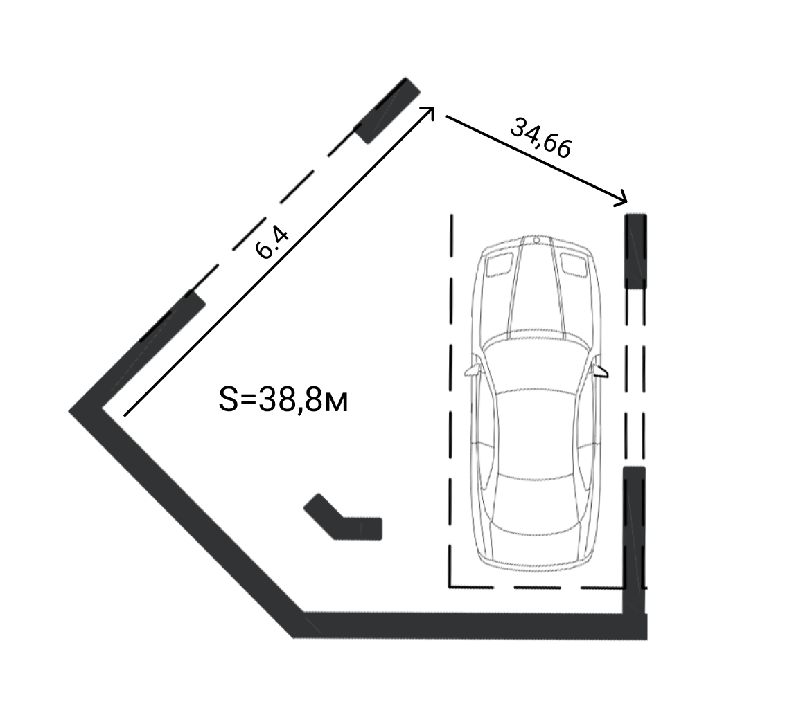 Машиноместо 38.8 м² в ЖК Avinion от застройщика, Одесса