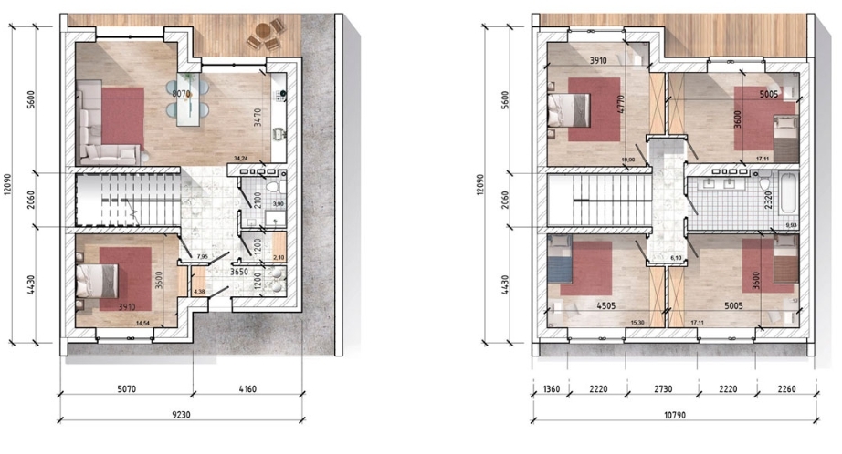 Таунхаус 160.8 м² в Таунхауси Comfort City Lagoon від забудовника, Дніпро