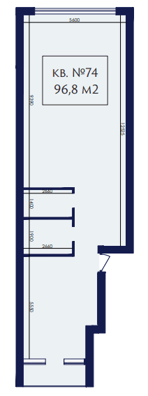 Свободная планировка 96.8 м² в ЖК MAGНИТ. Дом на Фонтане от застройщика, Одесса