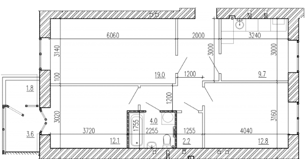 3-комнатная 75.1 м² в ЖК Алые Паруса от 14 500 грн/м², Днепр