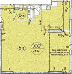 2-комнатная 78.82 м² в ЖК Ulduz от 18 600 грн/м², Днепр