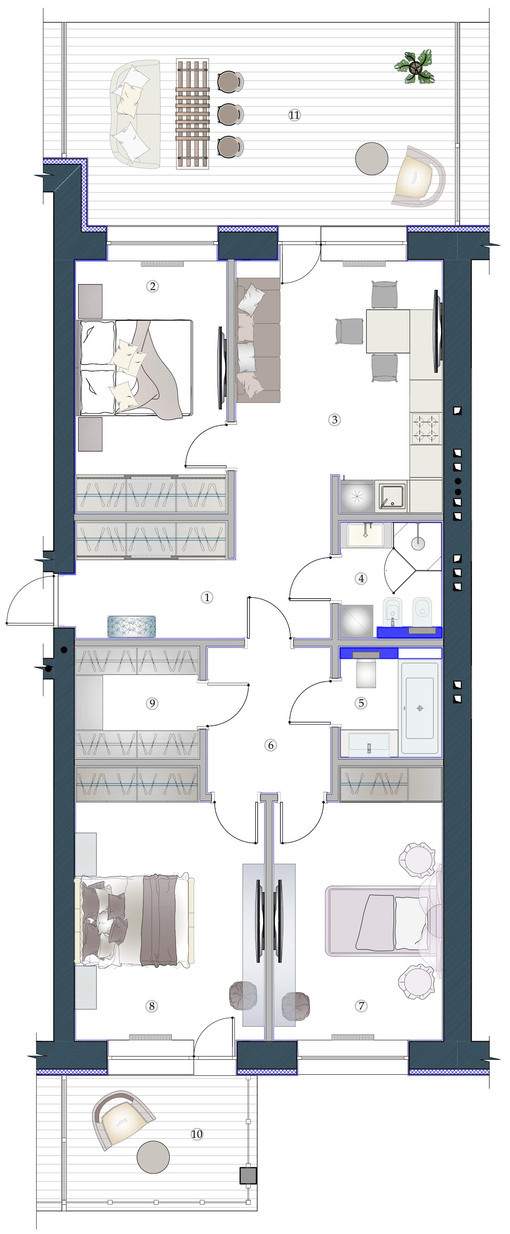 3-комнатная 112.95 м² в ЖК София от 27 950 грн/м², Харьков