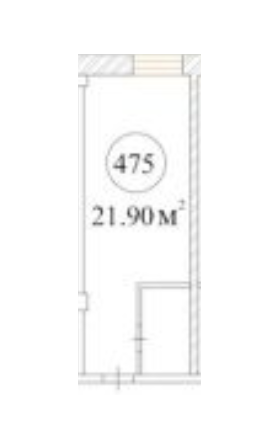 1-комнатная 21.9 м² в ЖК Французский квартал от застройщика, Харьков