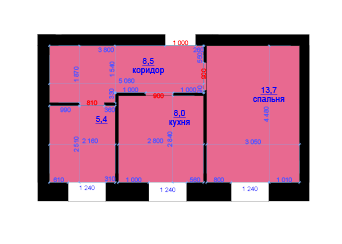 1-комнатная 35.6 м² в ЖК Княжий от 8 650 грн/м², г. Любомль