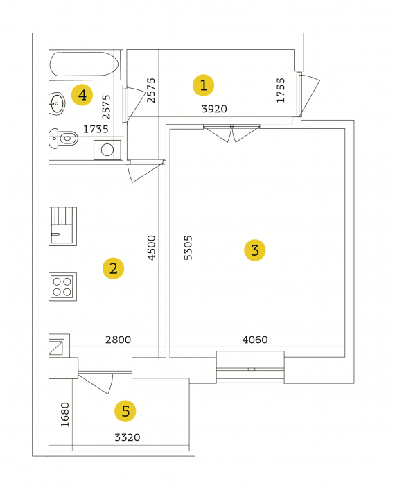 1-комнатная 49.86 м² в ЖК Тетеревский Бульвар от 13 300 грн/м², Житомир