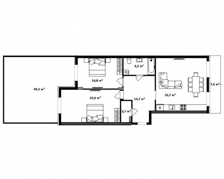 3-комнатная 111 м² в ЖК Dream City от 37 600 грн/м², Ужгород