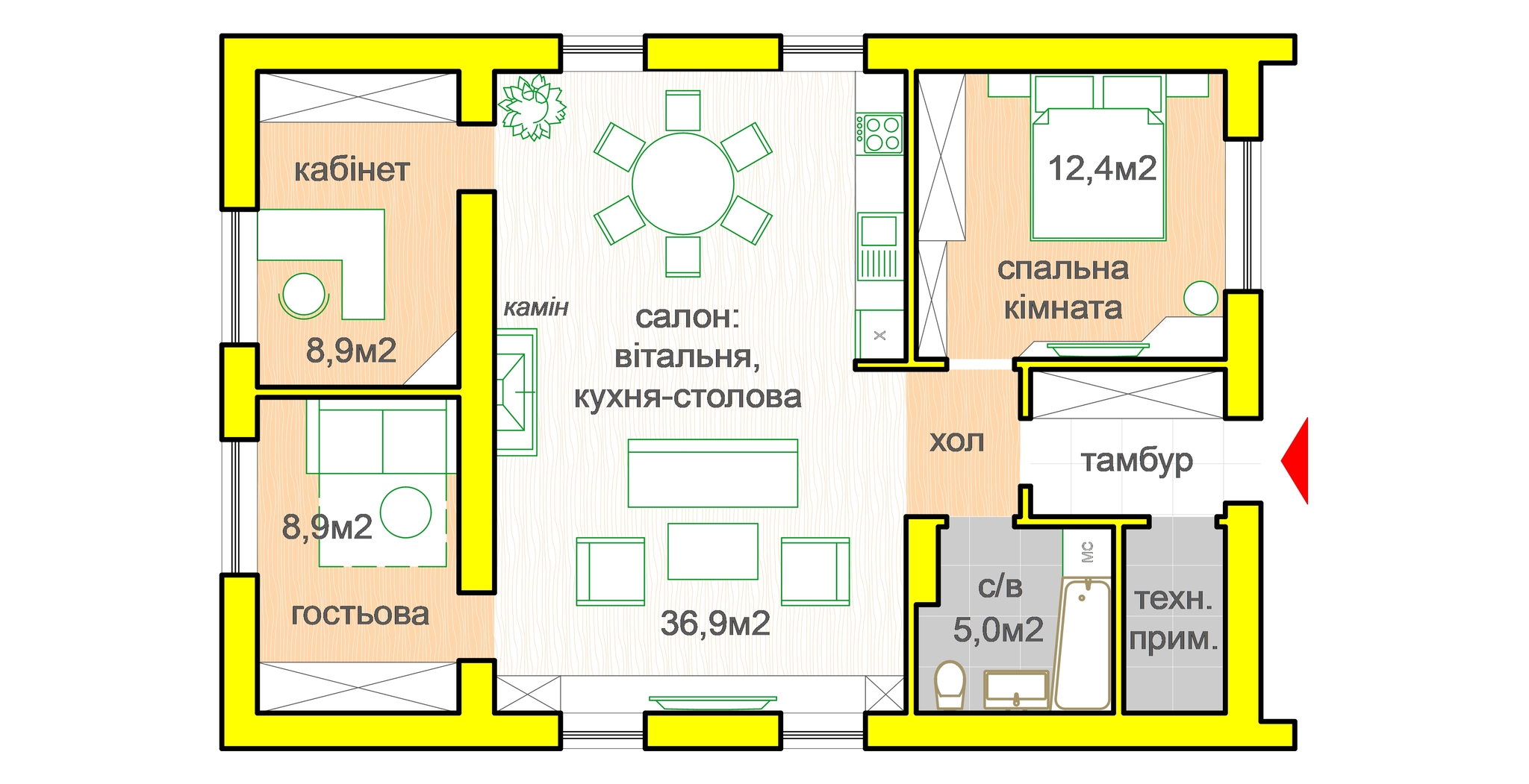 Коттедж 6 соток в КП Oklahoma Cottage Town от 16 786 грн/м², с. Дмитровка