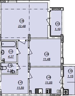 2-кімнатна 65.28 м² в ЖК Авангард від 16 050 грн/м², Ужгород