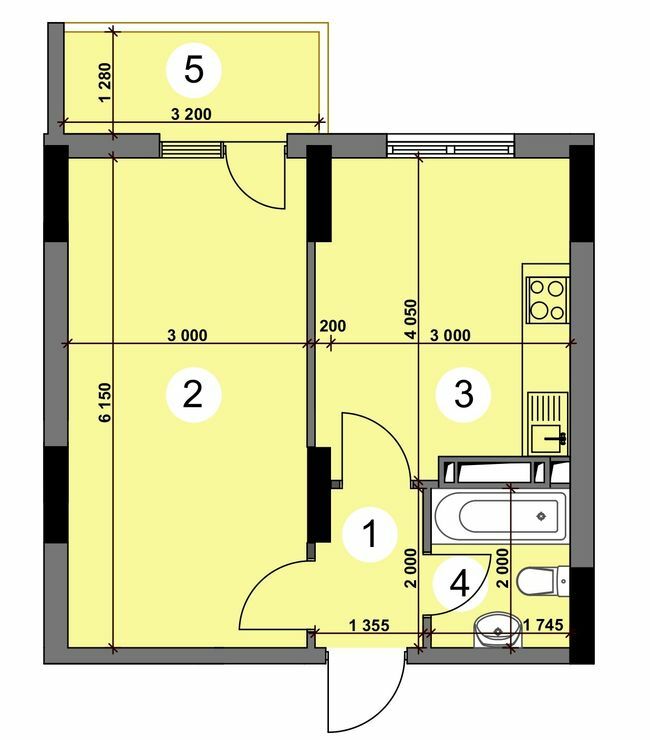 1-кімнатна 37.9 м² в ЖК Шевченківський квартал від 25 000 грн/м², Київ