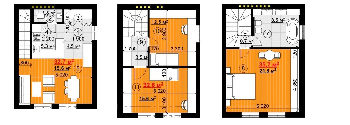 Таунхаус 101 м² в КМ New Smart 7 від 13 366 грн/м², с. Софіївська Борщагівка