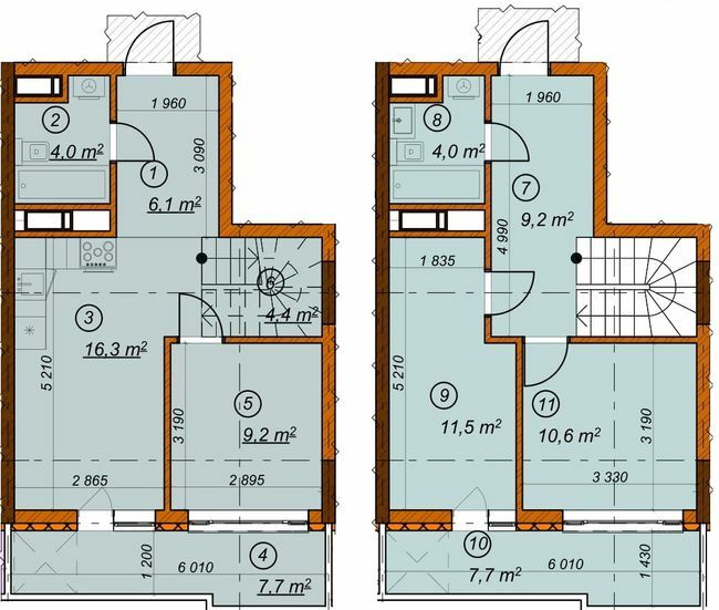 Дворівнева 90.7 м² в ЖК 4 сезони від 29 900 грн/м², Київ