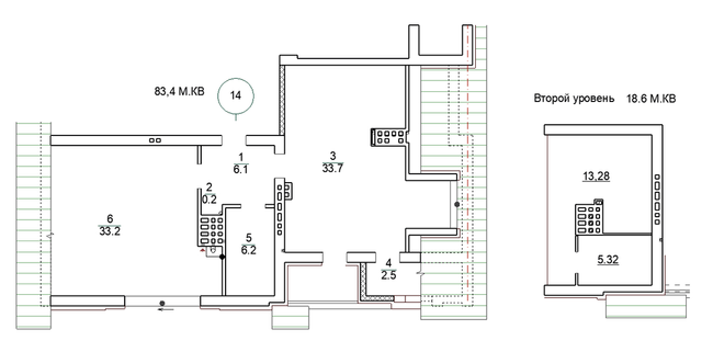 Дворівнева 102 м² в ЖК Comfort Club від 27 150 грн/м², Київ