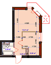 1-комнатная 32.13 м² в ЖК Власна квартира от 39 050 грн/м², Киев