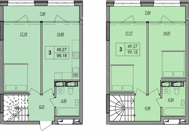 Дворівнева 99.18 м² в ЖК Olympic Park від 21 500 грн/м², Київ