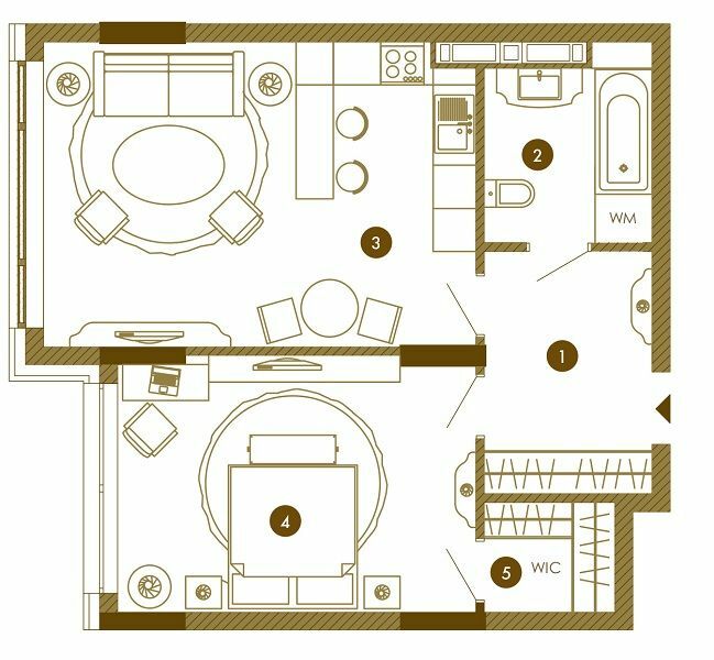 1-комнатная 59.81 м² в ЖК Obolon Residences от 77 300 грн/м², Киев