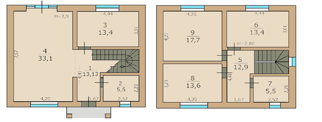 Котедж 128 м² в КМ Garmonia від 17 109 грн/м², с. Білогородка