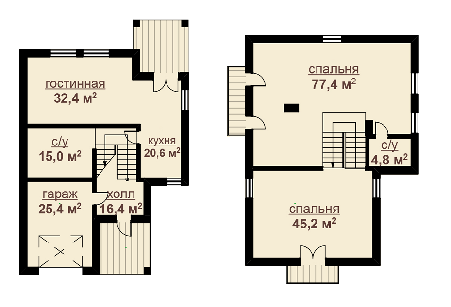 Котедж 238 м² в КМ Скіфський від 5 882 грн/м², с. Крячки