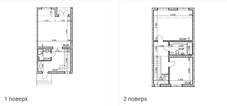 Таунхаус 96 м² в КГ Лесное-3 от 17 083 грн/м², пгт Гостомель