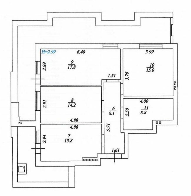3-кімнатна 89.5 м² в КБ Brick House від 19 500 грн/м², с. Софіївська Борщагівка