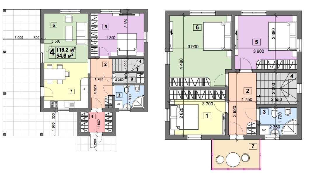 Коттедж 118.2 м² в КГ Лесной Хуторок от 16 328 грн/м², с. Горенка